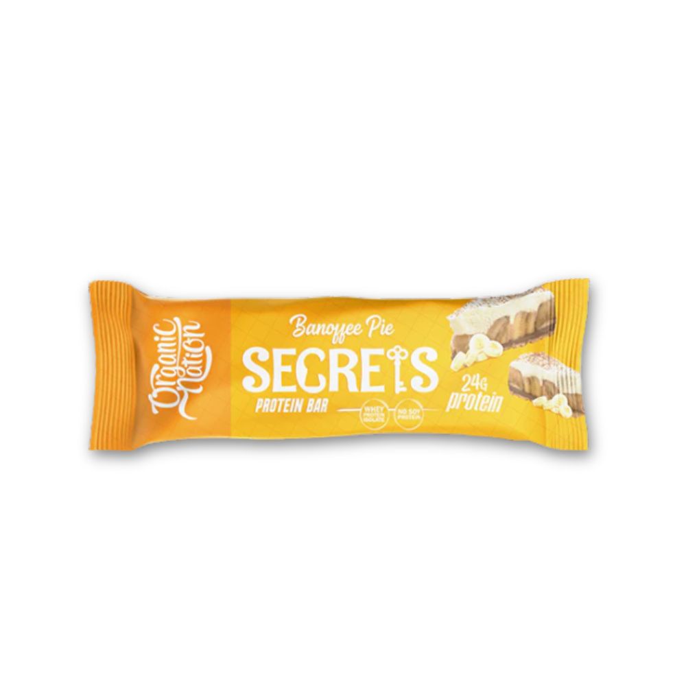 14276.jpg Organic Nation Secrets Protein Bar | Banoffee Pie | 24g Protein - Image 1