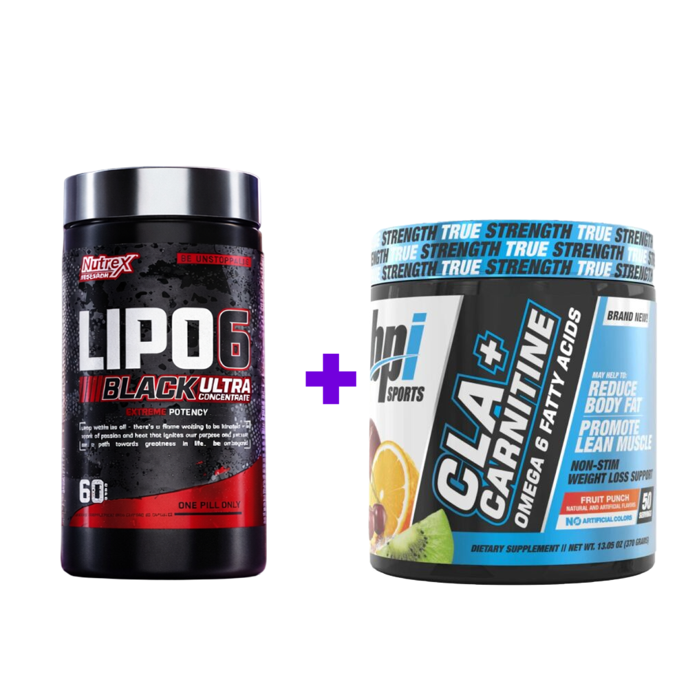 44.png Lipo6 Black Ultra Concentrate | 60 capsules + BPI Sports CLA + Carnitine | Weight Loss Support 50 Serv - Fruit Punch - Image 1