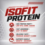 Nutrex IsoFit Whey Protein Isolate Powder – Premium Protein Supplement 1 KG strawberry - Image 3