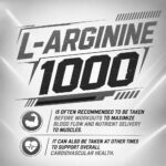 L-Arginine 1000 – Essential Vasodilator for Peak Performance by Nutrex - Image 3