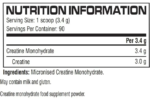 Cellucor Cor-Performance Creatine Monohydrate – Unflavoured – 306g – 90 Servings - Image 2