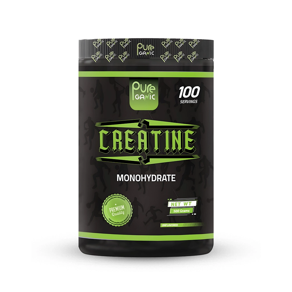 Creatine-monohydrate-500-gm.webp Pure Ganic Creatine Monohydrate | 500g | 100 Servings - Image 1