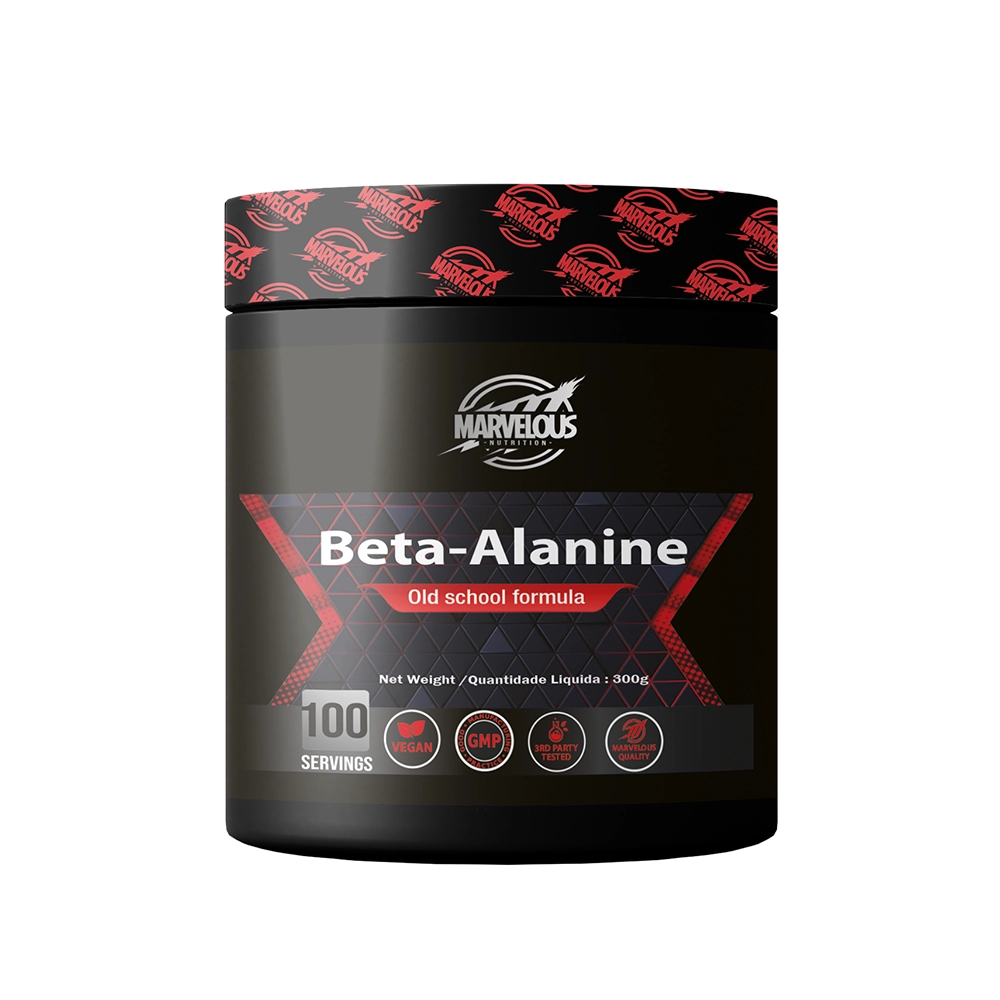 Marvelous-Nutrition-Beta-Alanine-–-Endurance-Performance-Booster-–-300g-–-100-Servings.webp Marvelous Nutrition Beta-Alanine – Endurance & Performance Booster – 300g – 100 Servings - Image 1