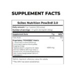 Scitec Nutrition Pow3rd! 2.0 Pre-Workout Powder – Scitec Nutrition – 350g (50 Servings) - Image 2