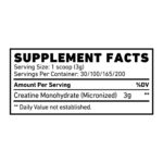 Skeleton Nutrition All Out Naked Creatine Monohydrate Powder – 495g (165 Servings) Unflavored - Image 2