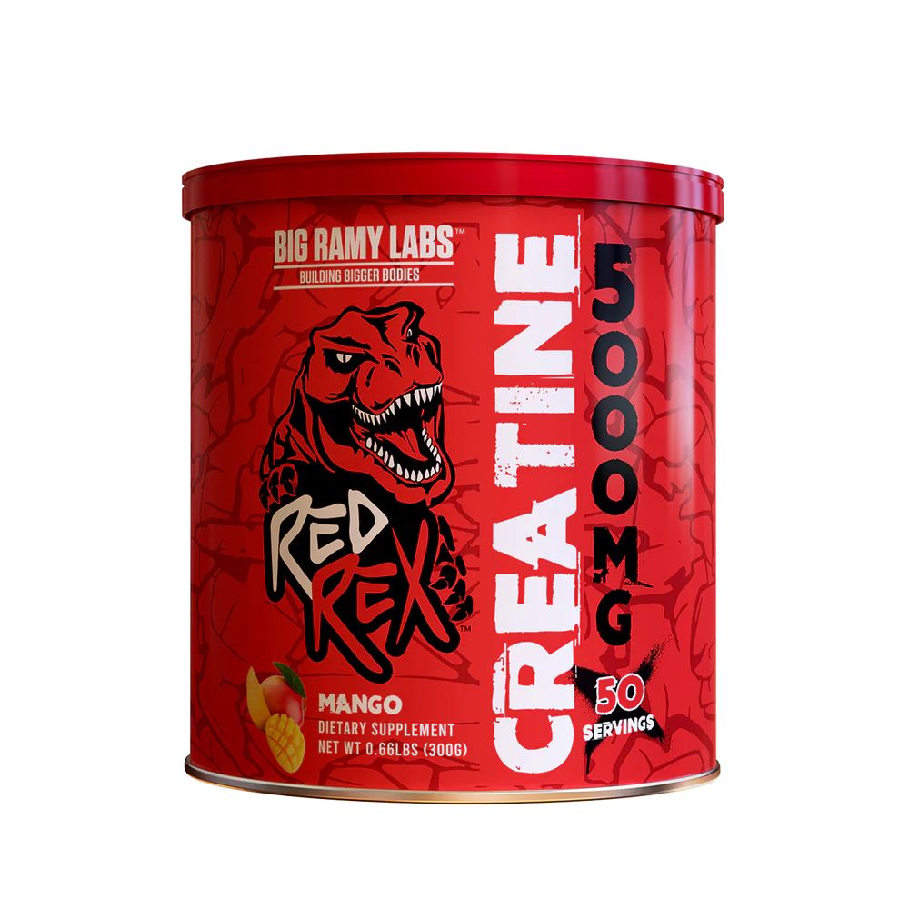 Big Ramy Labs Red Rex Creatine 5000 300g 50 Servings (1) Big Ramy Labs Red Rex Creatine 5000 300g 50 Servings - Image 1