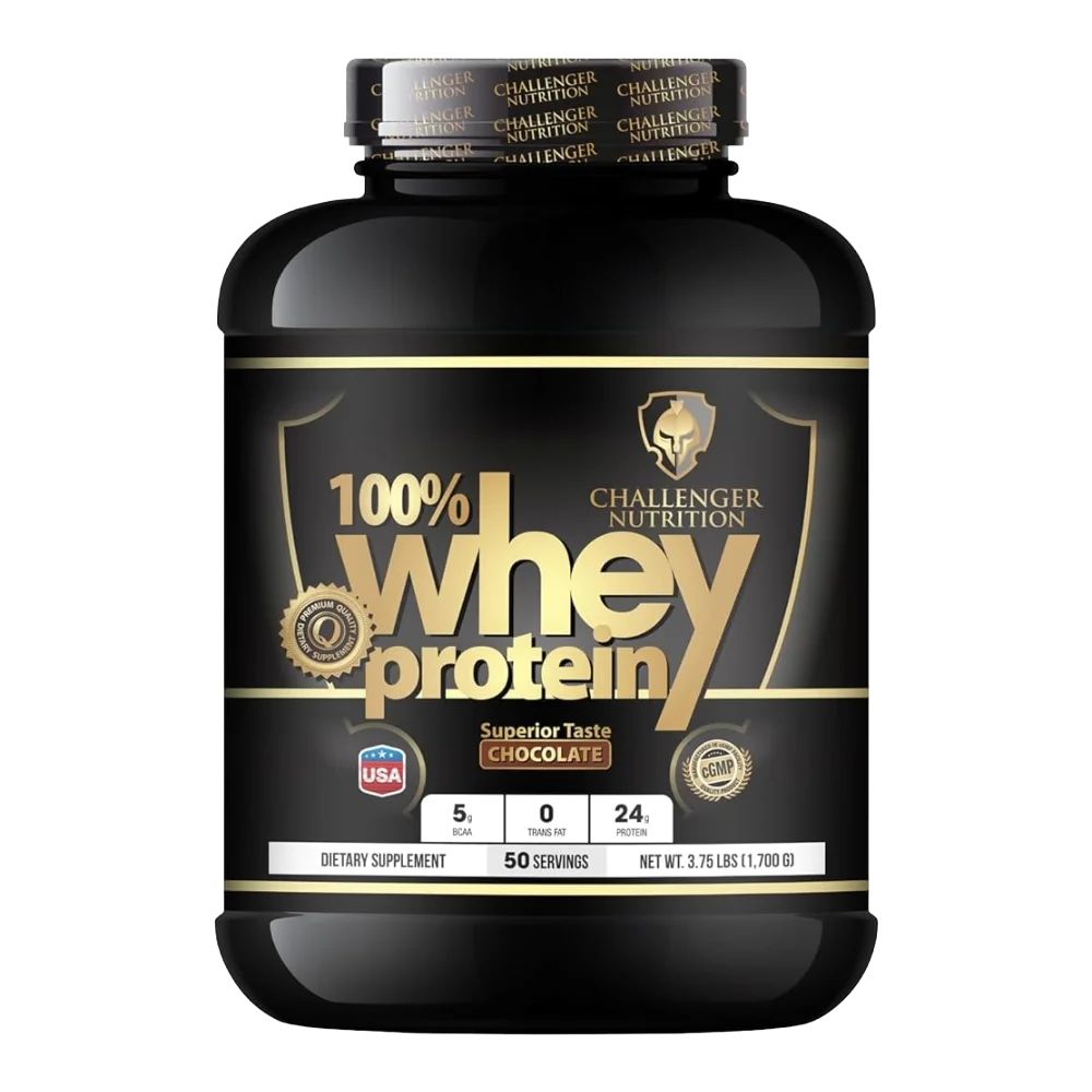 Challenger Nutrition 100% Whey Protein 3.75lb 50 Servings (1) Challenger Nutrition 100% Whey Protein 3.75lb 50 Servings - Image 1