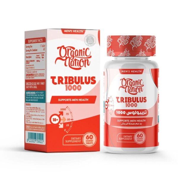 Organic Nation Tribulus 1000 Mens Health Support 60 Tablets 2