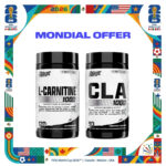 Nutrex L-Carnitine 1000 – 120 Caps + Nutrex CLA 1000 90 Caps
