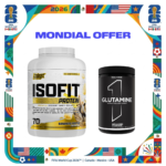 Nutrex IsoFit Whey Protein Isolate 2.3 Kg + Rule1 Glutamine 75 Serv
