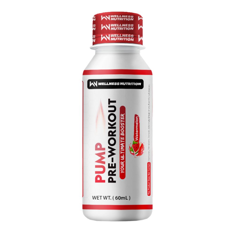 Wellness Nutrition Pump Pre-Workout Shot 60ml (1) Wellness Nutrition Pump Pre-Workout Shot 60ml - Image 1