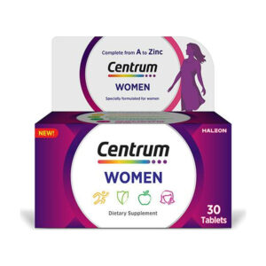 Centrum women 30 tablets product packaging