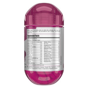 limitless woman max 30 tablets nutrition facts