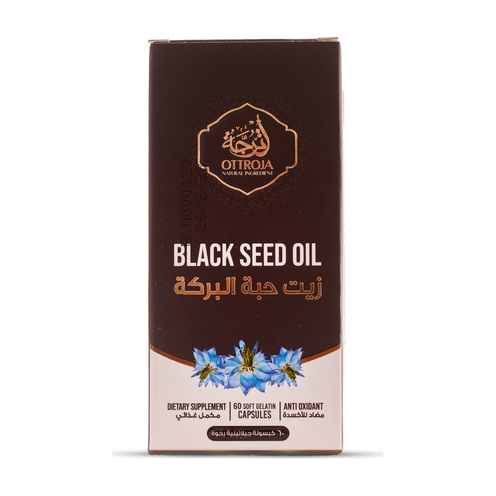 Ottroja black seed oil 60 softgels box product packaging