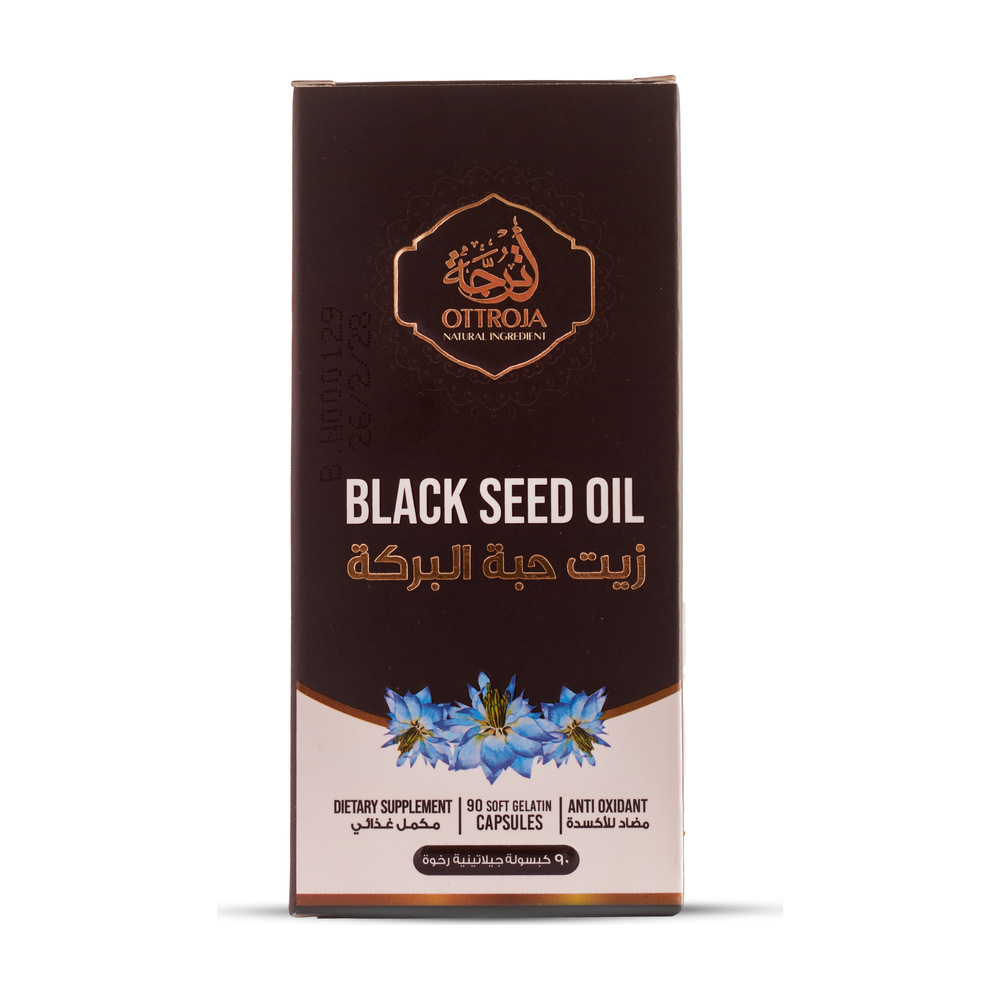 Ottroja black seed oil 90 softgels box product packaging